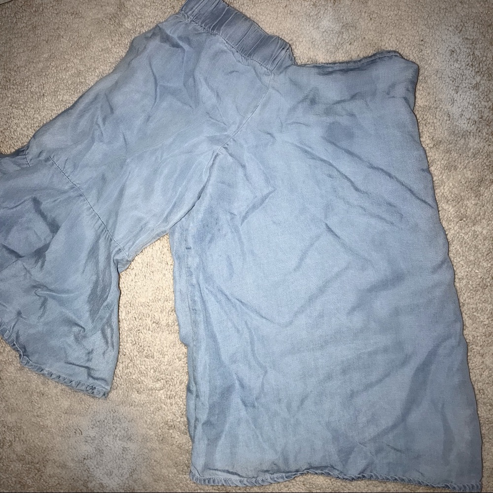 Cotton On off-the-shoulder cropped blue top
